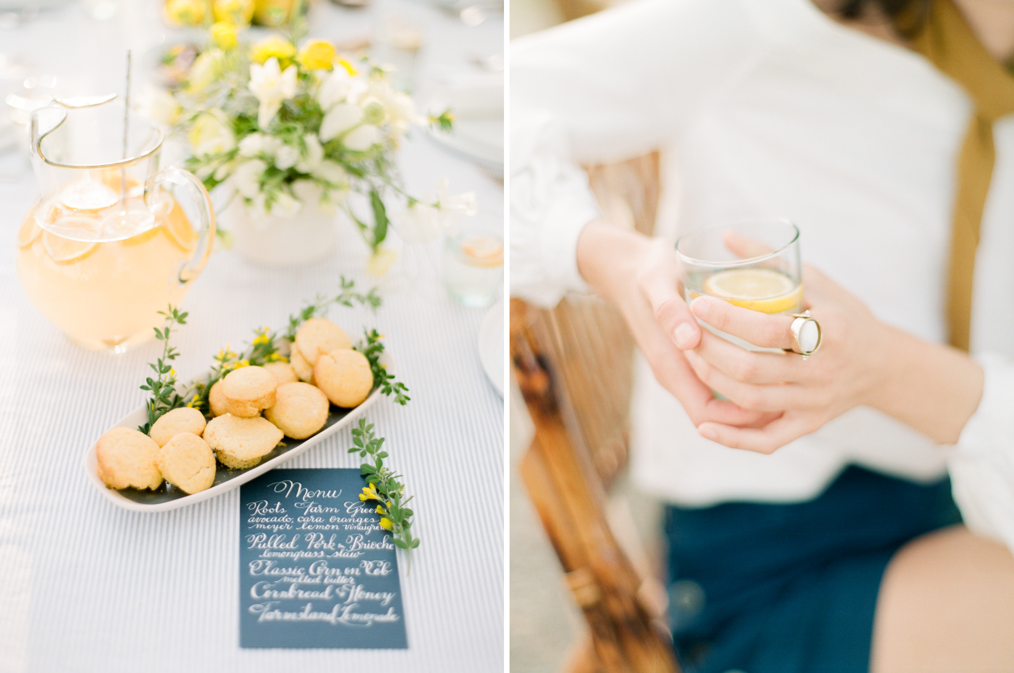 Summer Vineyard Dinner in Paso Robles, California. Styling by Kelly Oshiro. Photos by Rachel Havel
