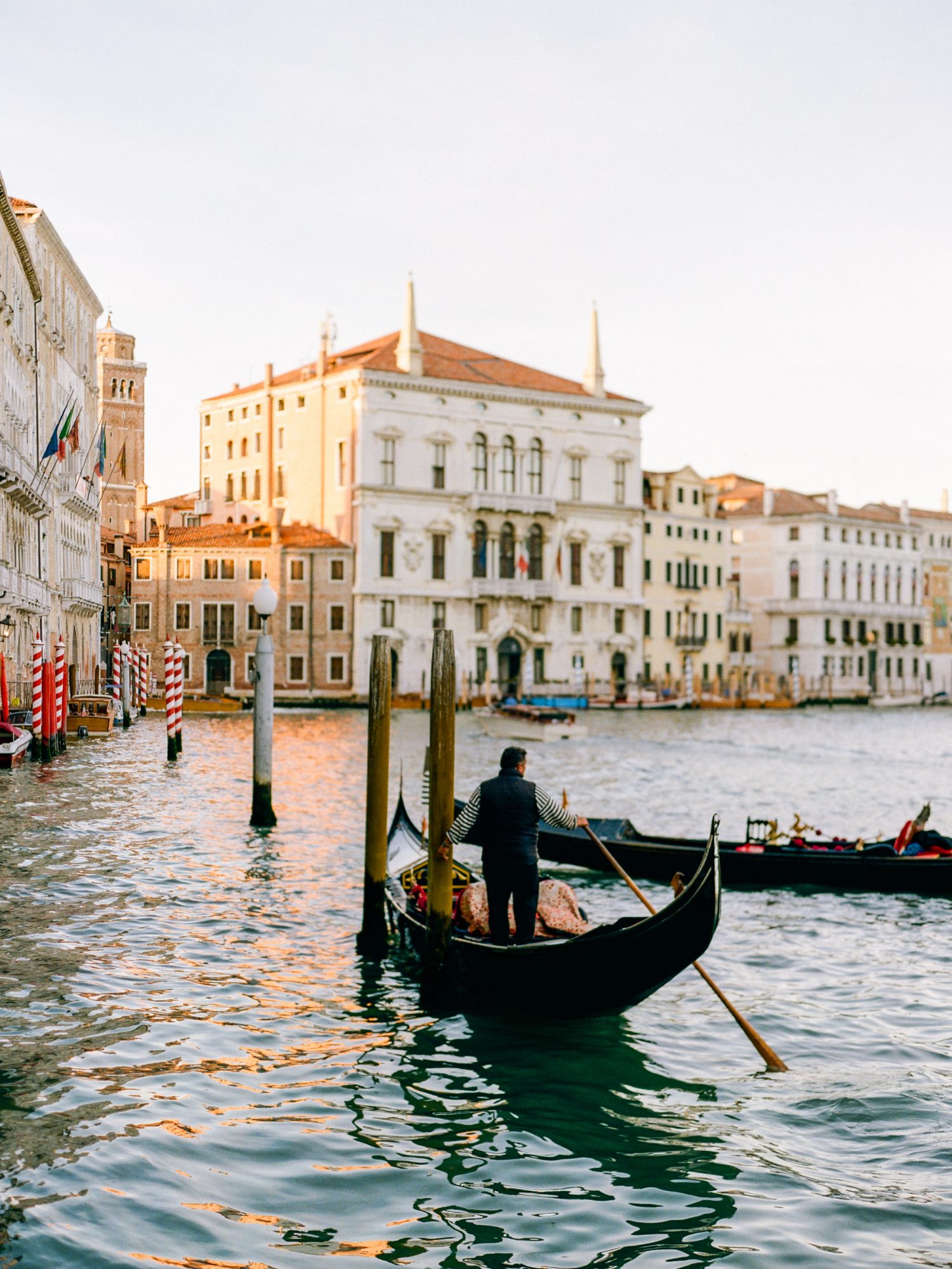Gondolier in Venice, Italy. Photo by Rachel Havel
