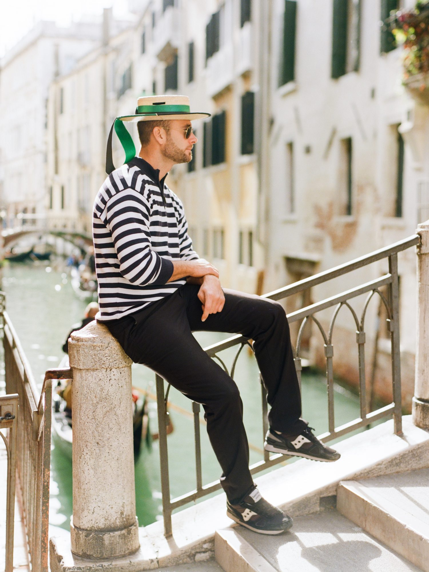 Gondolier in Venice. Photo by Rachel Havel