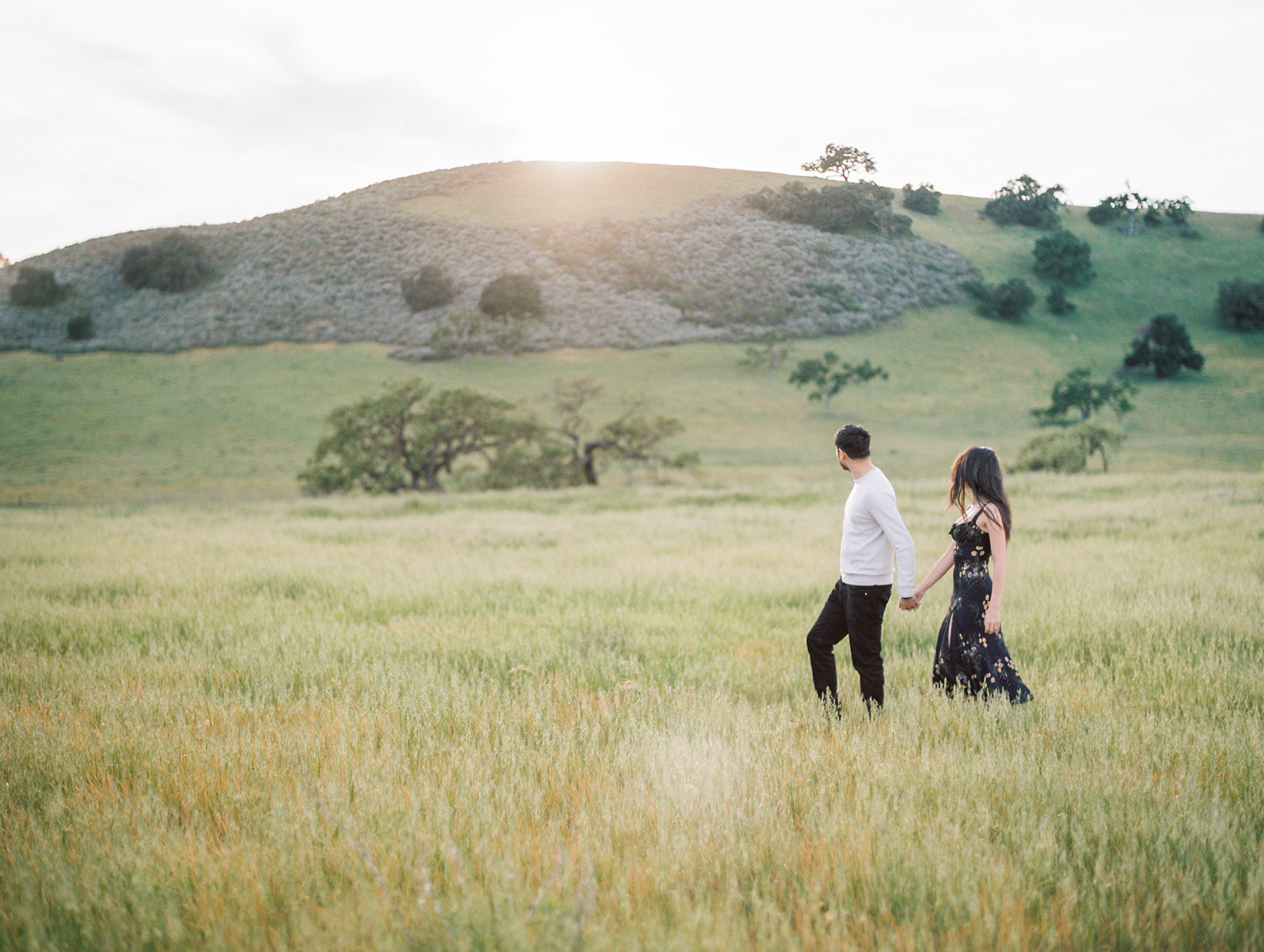 Kestrel Park engagement photos in Santa Ynez. Photos by destination wedding photographer, Rachel Havel